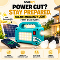 SOLAR INVERTER EMERGENCY TORCH WITH 2 LED BULB