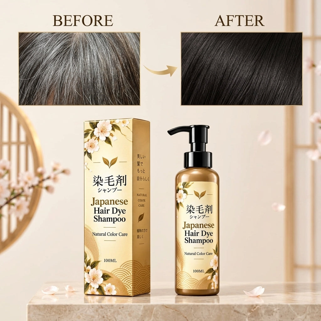 Japanese Hair Dye Shampoo (Buy 1 Get 1 Free)