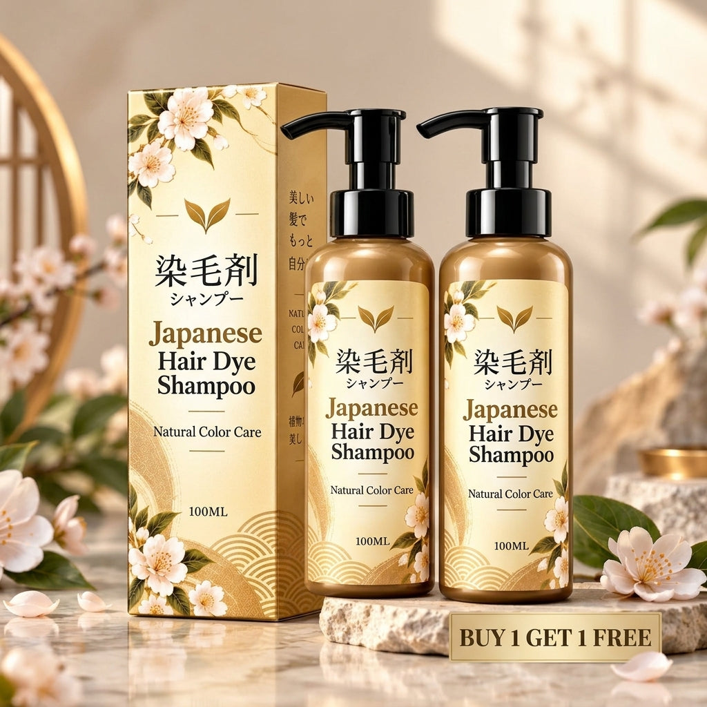 Japanese Hair Dye Shampoo (Buy 1 Get 1 Free)