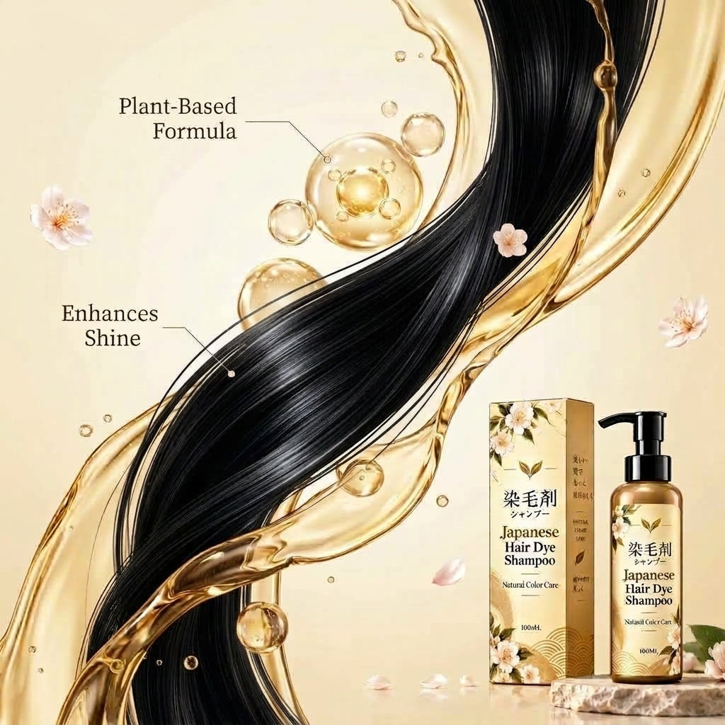 Japanese Hair Dye Shampoo (Buy 1 Get 1 Free)